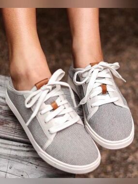 OluKai Pehuea Li Women's Lightweight Sneakers Slides Shoes Size 9 Tapa Tan Grey